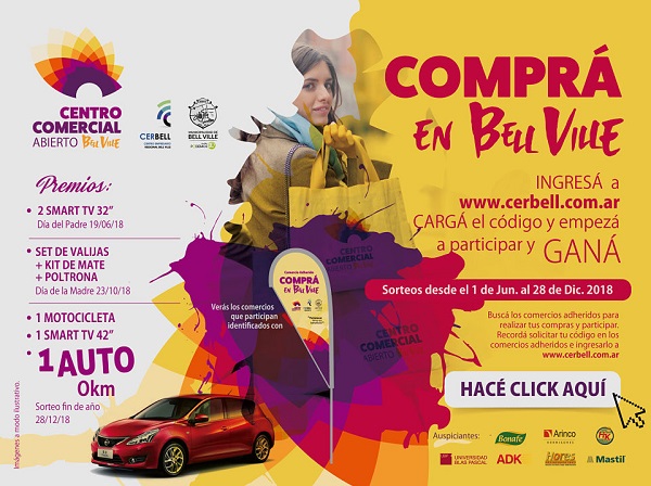Cerbell presentó  “Comprá en Bell Ville 2018”