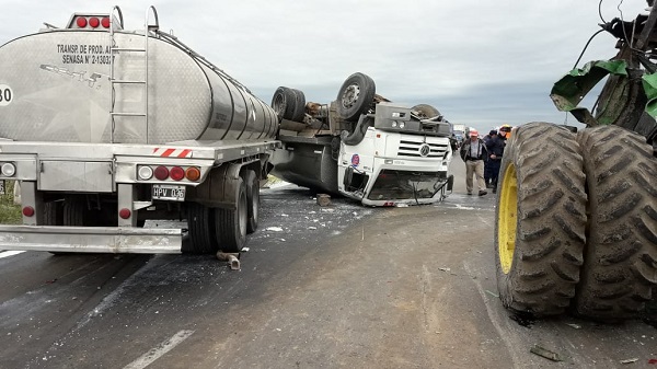 Accidente en ruta 3 al norte de Bell Ville