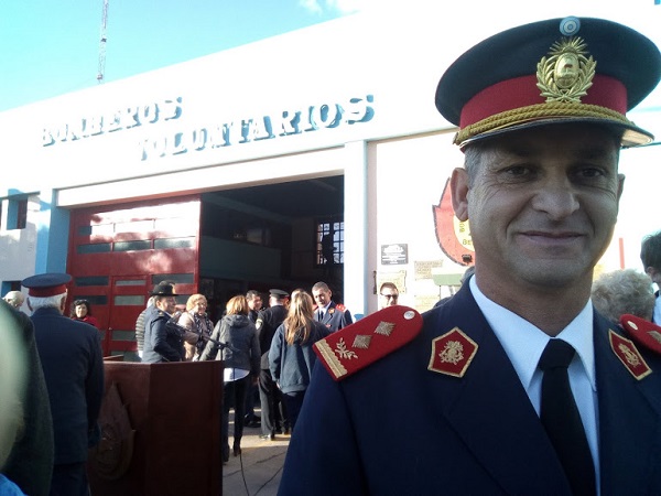 Cristian Gallo a Comisario General de Bomberos