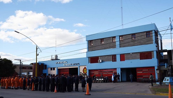Acto día Nacional del Bombero Voluntario en Bell Ville