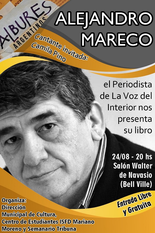 Alejandro Mareco presenta su libro