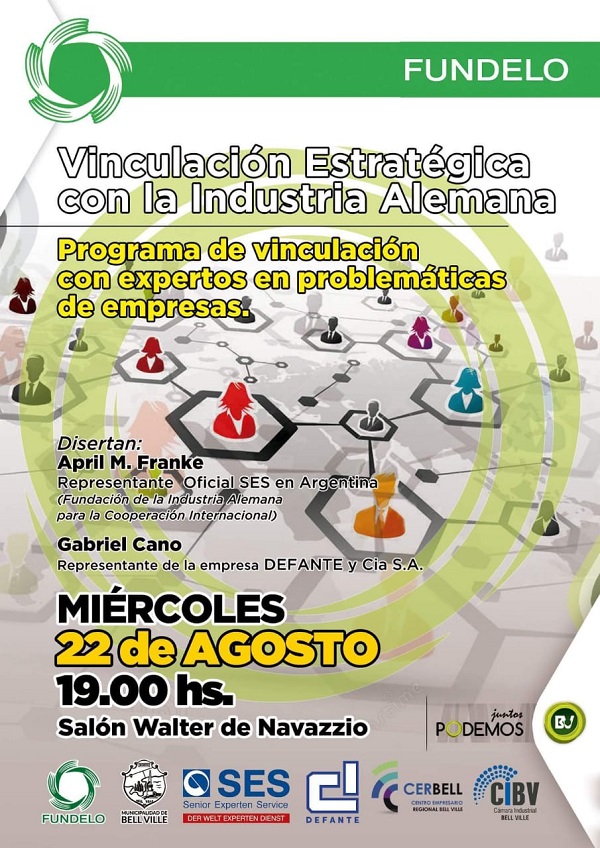 Charla de Vinculación Estratégica con la Fundación de la Industria Alemana para la Cooperación Internacional