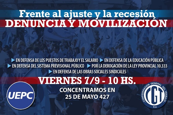 U.E.P.C. se moviliza a Córdoba