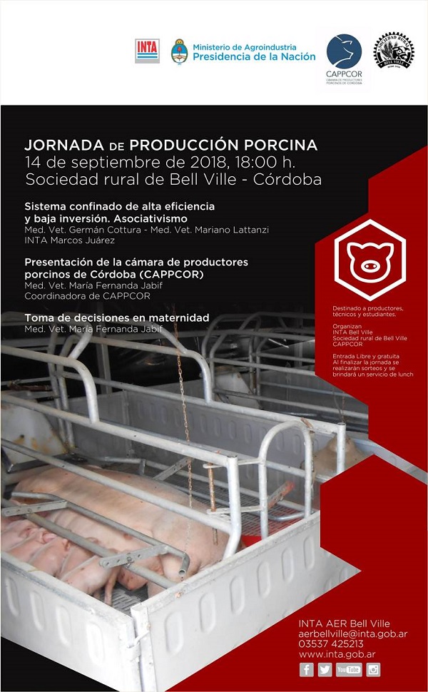 Capacitación en producción porcina