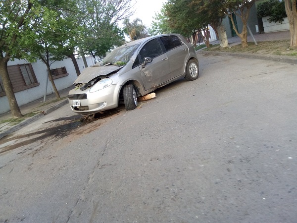 Accidente en Bv. Colón esquina Intendente Villarroel