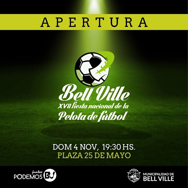 Agenda del finde de la XVII Fiesta Nacional de la Pelota de Fútbol