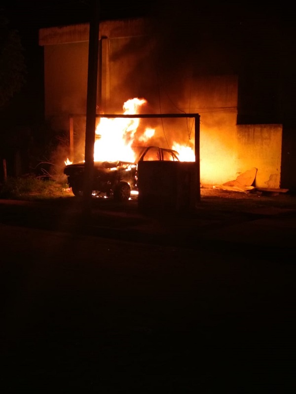 Incendio de autos
