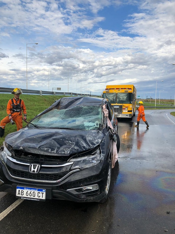 Accidente en autopista