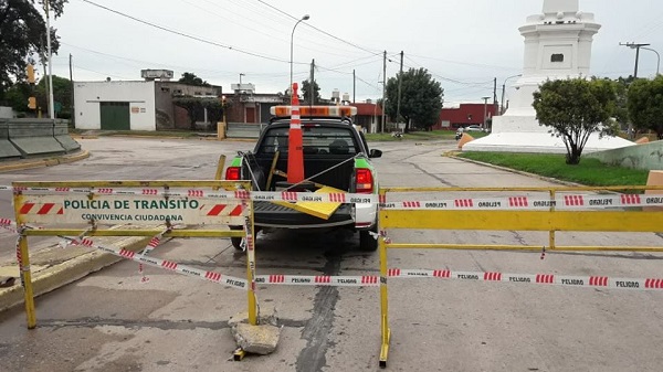 Tránsito pesado por los bulevares Ascasubi y Alcorta momentaneamente