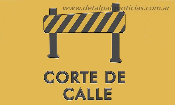 Corte de calles en zona céntrica para éste fin de semana.