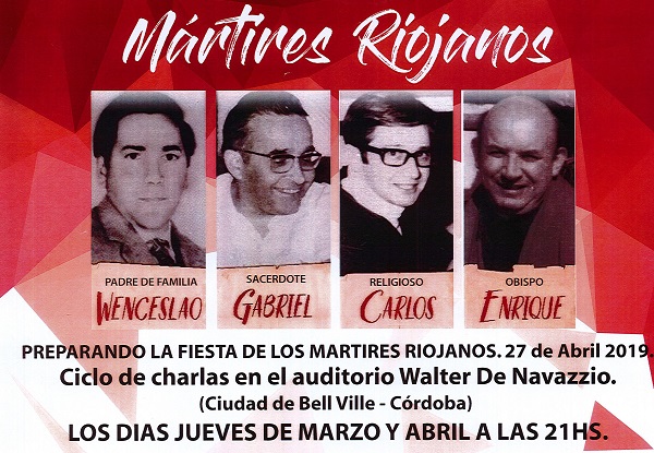 Ciclo de conferencias con motivo de la beatificación del Padre Angelelli