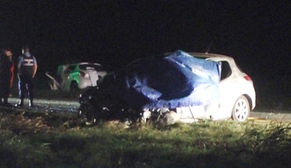 Dos personas de Morrison fallecidas en un accidente  en ruta 9 Km 514