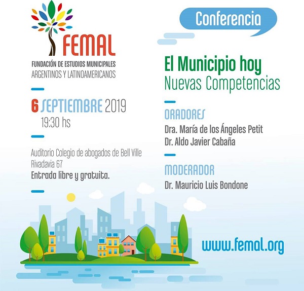 Conferencia,  «El Municipio hoy, Nuevas Competencias»