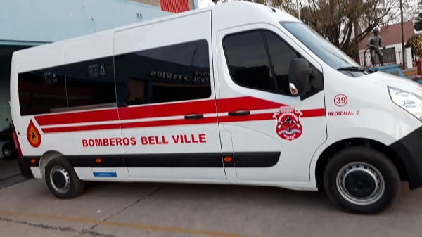 Bomberos de Bell Ville incorpora nueva unidad para traslado de personal