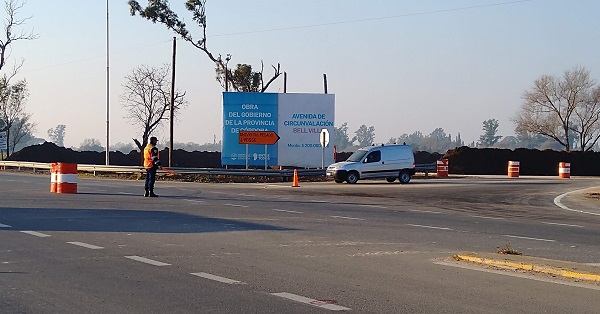 Corte de Ruta 9 en Bell Ville por obras