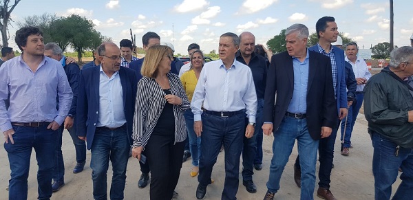 El gobernador visitó obras en Bell Ville.
