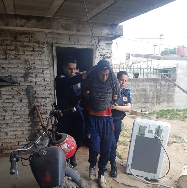 Detenido infraganti