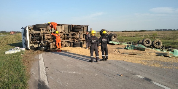 Accidente en Autopista a la altura de Monte Leña