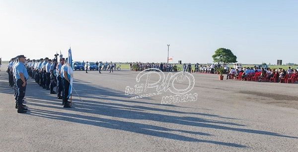 Acto por el día de la Policía de la Provincia de Córdoba en Bell Ville.