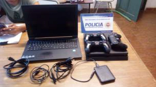 Parte Policial, un allanamiento con resultado positivo.