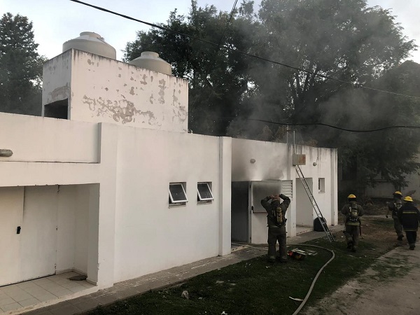 Incendio en el lavadero del Hospital Regional Bell Ville