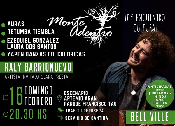 Raly Barrionuevo en el 10° Monte Adentro Bell Ville 2020.