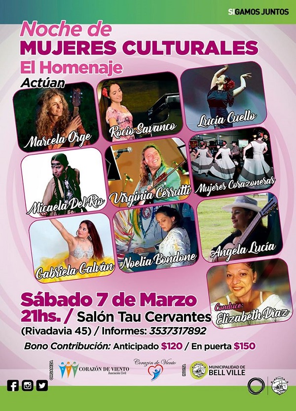 Noche de Mujeres Culturales.