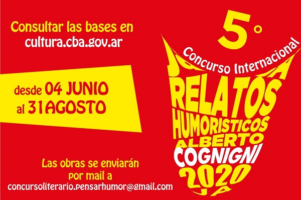 5ta edición del concurso Relatos Humorísticos “Alberto Cognigni”