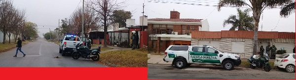 Operativos de Gendarmerìa en Bell Ville.