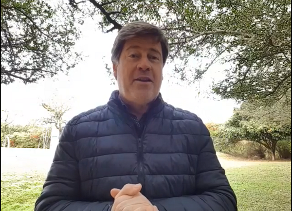El Intendente de Bell Ville saludò a los periodistas.