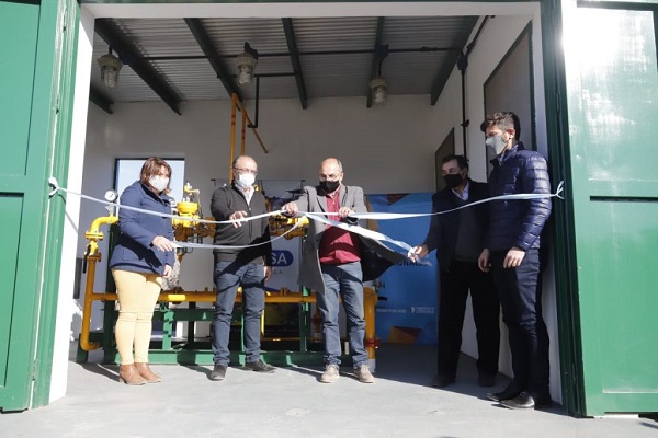 Ballesteros Sud: inauguraron ramal de gas natural.