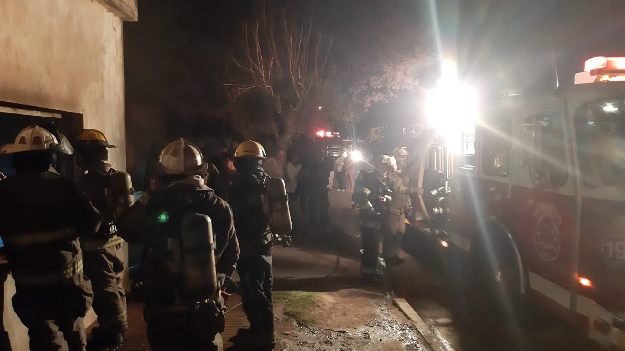 Bell Ville: incendio en una vivienda.
