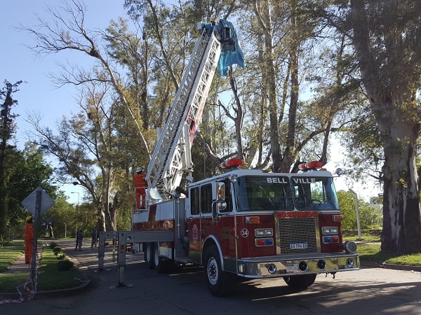 Bell Ville: actividades de Bomberos durante el fin de semana.
