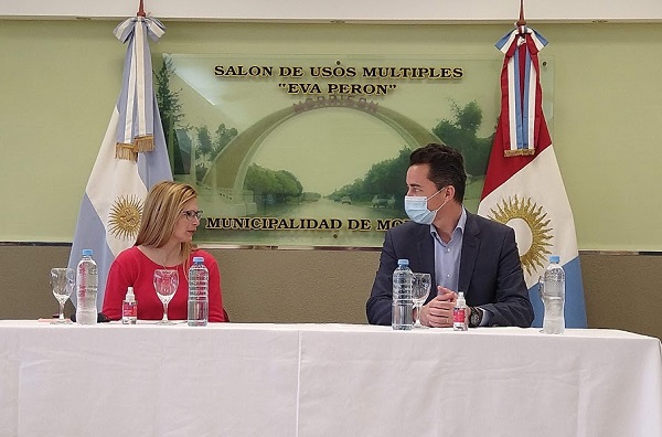 Morrison: Manuel Calvo, Vicegobernador de la provincia de Córdoba, se reunión con instituciones.