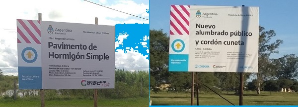 Cintra: iniciaron dos importantes obras públicas con aportes del estado Nacional con una inversión de 36 millones de pesos.