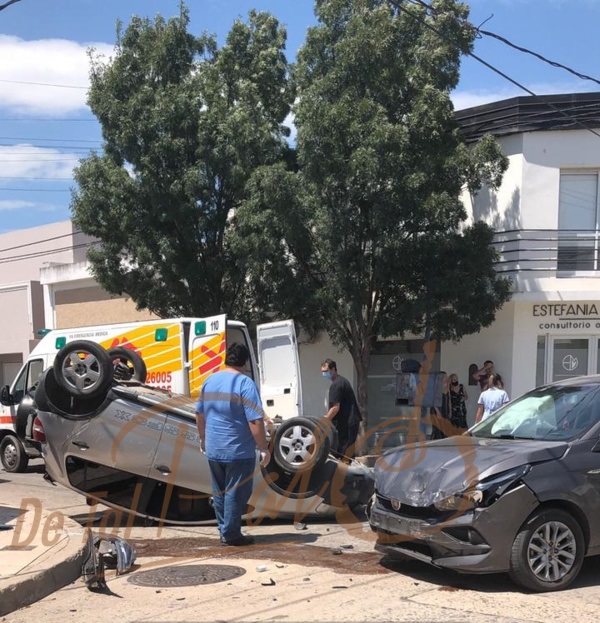 Bell Ville: Una persona fue trasladada al hospital luego de un accidente en las calles de la ciudad.