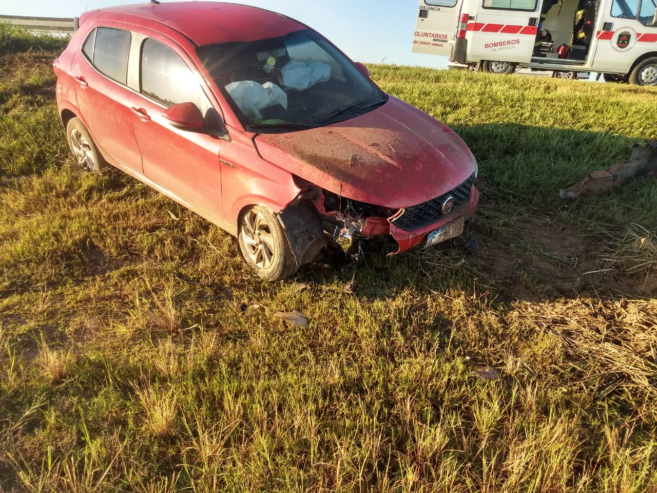 San Marcos Sud: accidente en autopista.