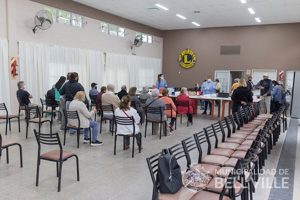 Bell Ville: 311 personas fueron vacunadas hoy contra el Covid-19