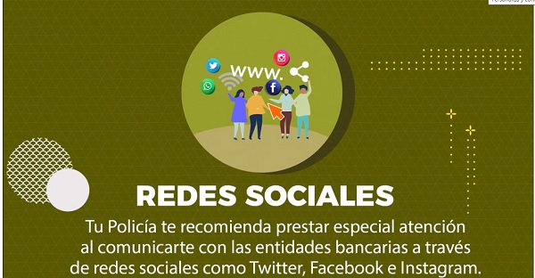 La Policía de la Provincia de Córdoba dio recomendaciones al comunicarse con entidades bancarias por las redes sociales.