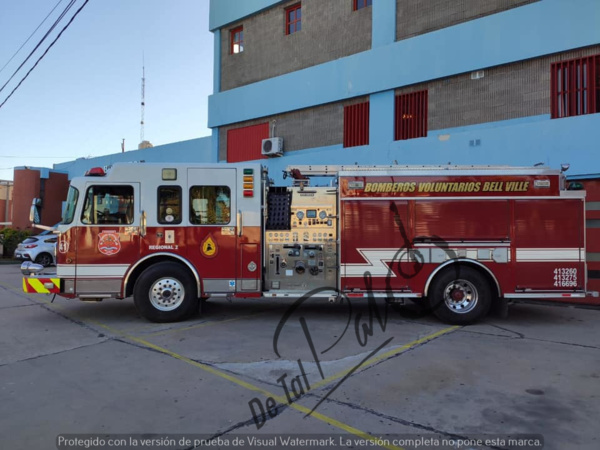 Bell Ville: Los Bomberos fueron convocados por varios siniestros durante el fin de semana