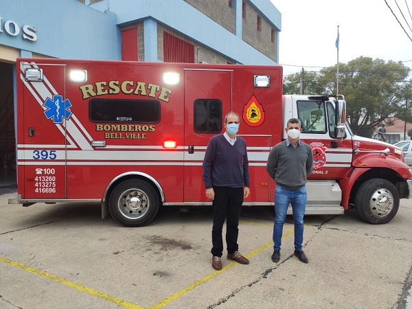 Bell Ville: Bomberos presentó una nueva Unidad de rescate.