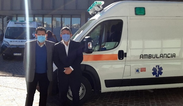 Bell Ville: el Hospital Ceballos recibió una ambulancia 0 km.