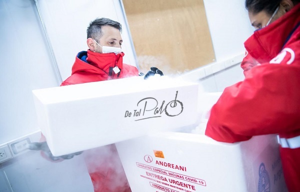 Plan de vacunación contra el covid-19: comienza la distribución de 2.119.000 vacunas Astrazeneca en todo el País.