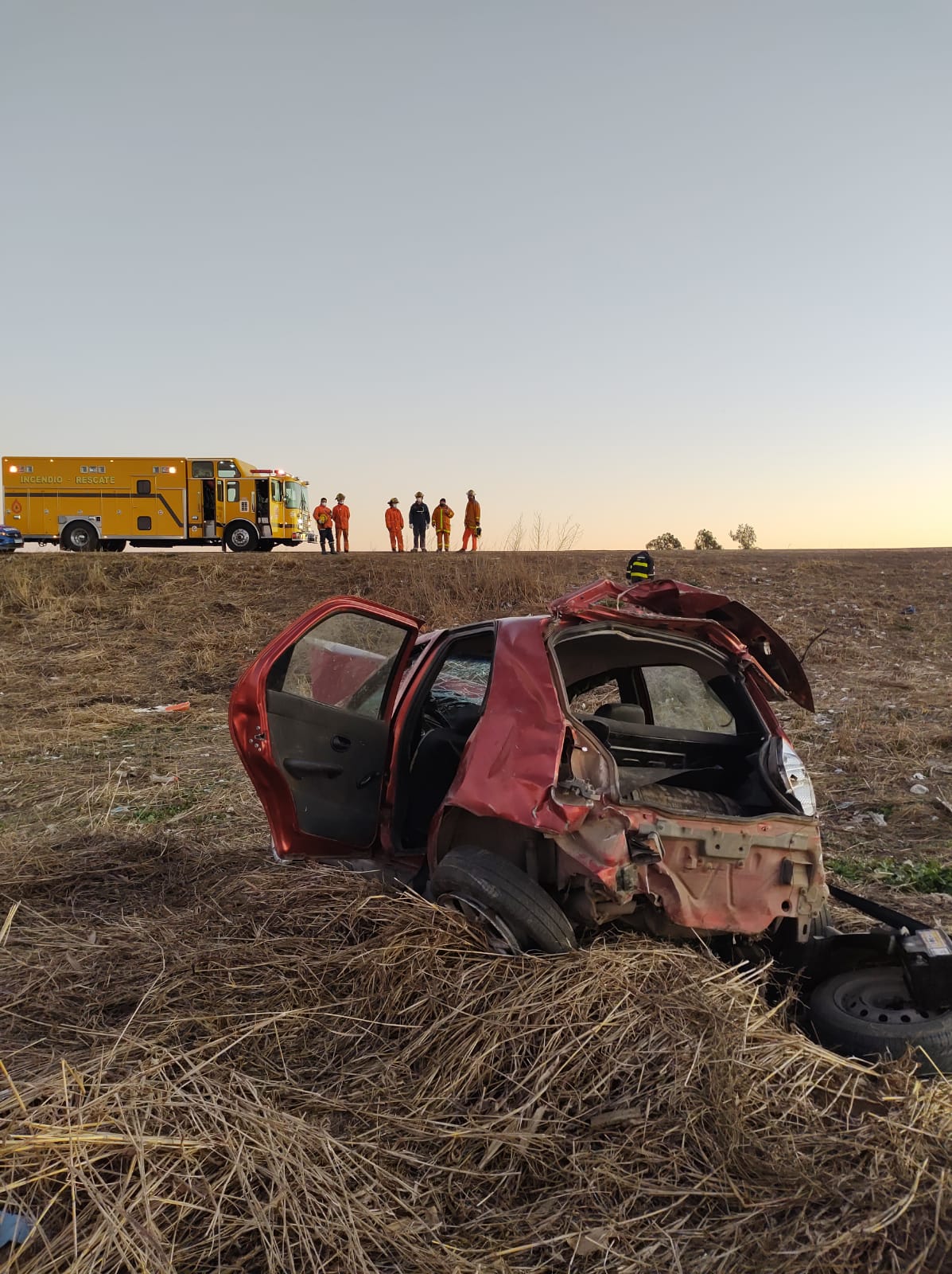 Bell Ville: accidente en ruta 3 norte.