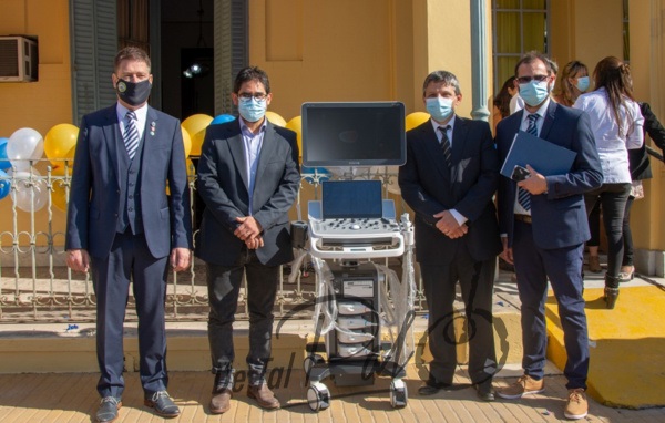 Bell Ville: el Hospital José Antonio Ceballos festeja 100 años. Recibió un tomógrafo de regalo.