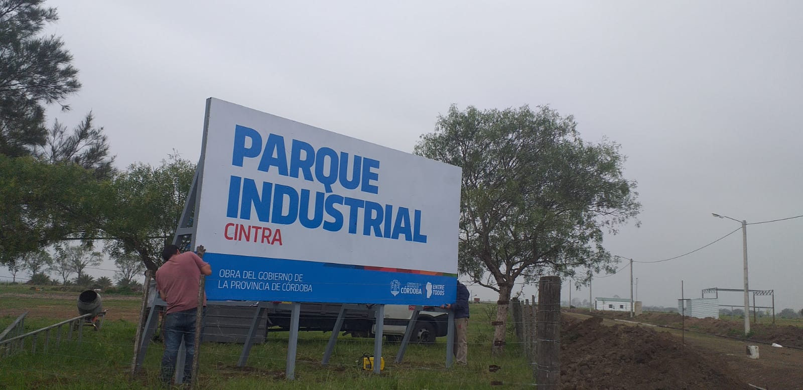 Cintra: el intendente anunció la creación del Parque Industrial.