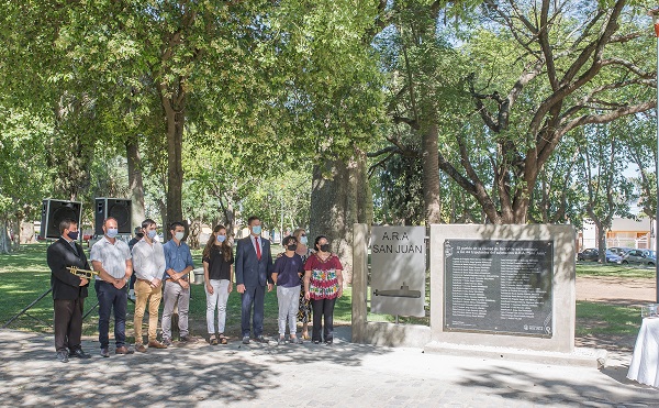 Bell Ville: inauguran un monumento en homenaje  al submarino ARA San Juan