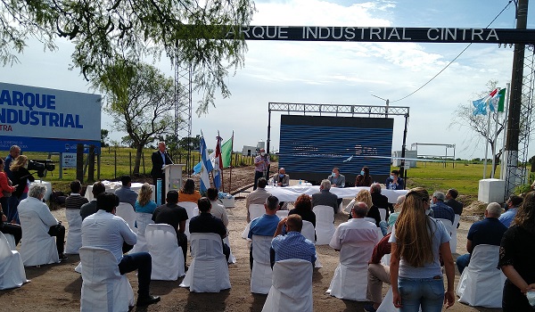 Cintra: quedó habilitado oficialmente el Parque Industrial.