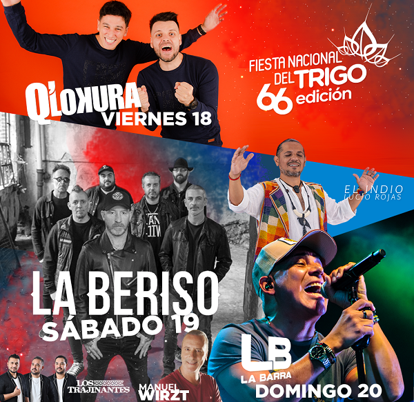 Leones: Manuel Wirzt invita a la 66° Fiesta Nacional del Trigo.