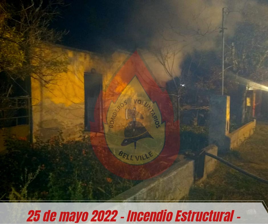 Bell Ville: incendio en una vivienda.